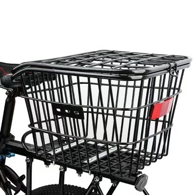 Фото: Велосипедная корзина-багажник с крышкой BikeBox-3 Велосипедная корзина-багажник с крышкой BikeBox-3
