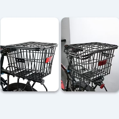 Фото: Велосипедная корзина-багажник с крышкой BikeBox-2 Велосипедная корзина-багажник с крышкой BikeBox-2