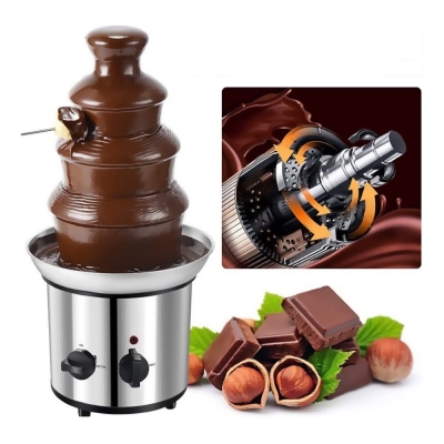 Фото: 4-х ярусный шоколадный фонтан Chocoflow с подогревом-2 4-х ярусный шоколадный фонтан Chocoflow с подогревом-2